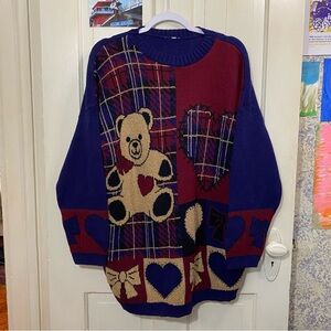 SWEATER | Cozy Bear, Bows, and Hearts Sweater